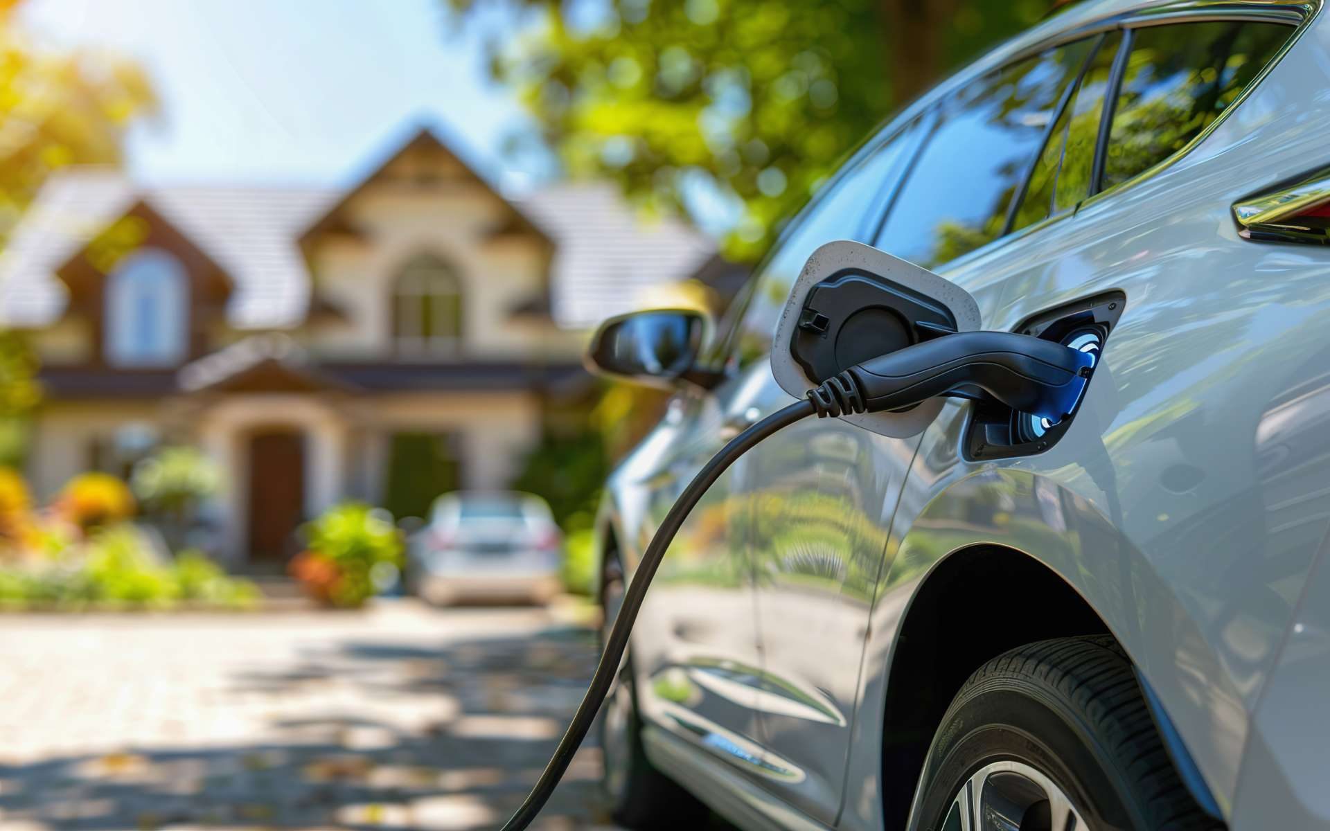 Level 2 EV charger installed at a Vaughan home